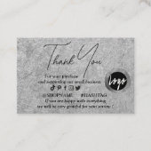 Silver Kraft Papier benutzerdefiniertes Logo Viele Visitenkarte (Vorderseite)