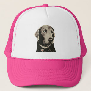 Silver Labrador 100% Labrador Trucker Hat Truckerkappe