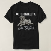 Silver Labrador Retriever Grandpa Silver Labrador T-Shirt (Design vorne)