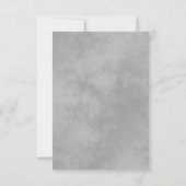 Silver Lace auf Blush Pink Liebe & Danke Hochzeit (Rückseite)