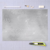 Silver Lace Floral Seidenpapier (Handwerk)