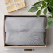 Silver Lace Floral Seidenpapier (Geschenk)