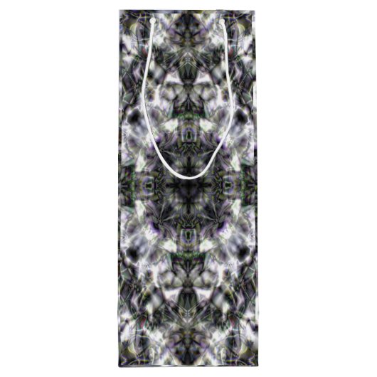 Silver Lace Geschenktüte Für Weinflaschen (Rückseite)