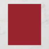 Silver Lace on Red Wedding Reception BUDGET Einlad (Rückseite)