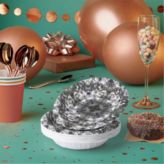Silver Lace Pappteller (Multi)