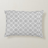 Silver Lace Pattern Dekokissen (Rückseite)