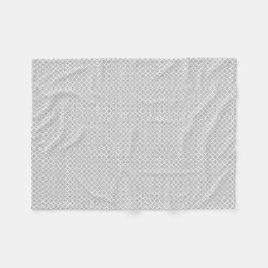 Silver Lace Pattern Fleecedecke (Vorderseite (Horizontal))