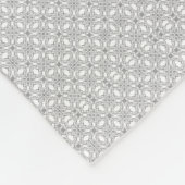 Silver Lace Pattern Fleecedecke (Ecke)