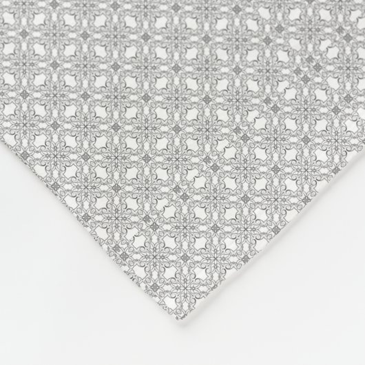 Silver Lace Pattern Fleecedecke (Ecke)