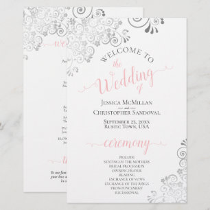 Silver Lace Pink auf dem White Budget Hochzeitspro