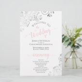 Silver Lace Pink auf dem White Budget Hochzeitspro (Stehend Vorderseite)