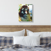 Silver Laced Cochin Chick Leinwanddruck (Insitu (Schlafzimmer))