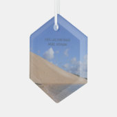 Silver Lake Sand Dunes, Mears, Michigan Ornament Aus Glas (Vorderseite Links)