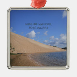 Silver Lake Sand Dunes, Mears, Michigan Ornament Aus Metall