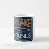 Silver Lake Sand Dunes Neon Signon Kaffeetasse (Mittel)