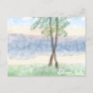 Silver Lake Westküste Michigan Postkarte