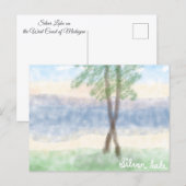 Silver Lake Westküste Michigan Postkarte (Vorne/Hinten)