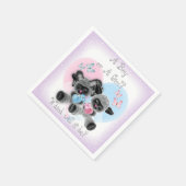 Silver Lamb Baby Gender Reveal Paper Party Napkins Serviette (Ecke)