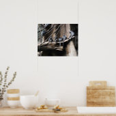 Silver Langur Affentruppe mit Baby Poster (Küche)