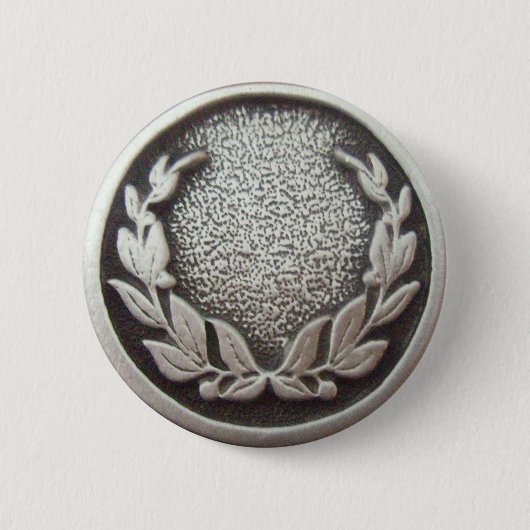 Silver Laurel Wreath Button (Vorderseite)