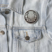 Silver Laurel Wreath Button (Beispiel)
