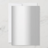 Silver Lavendel florals Hochzeit speichern das Dat Save The Date (Rückseite)