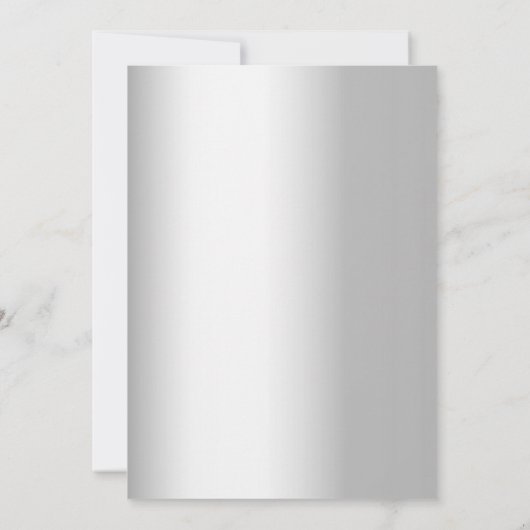 Silver Lavendel florals Hochzeit speichern das Dat Save The Date (Rückseite)