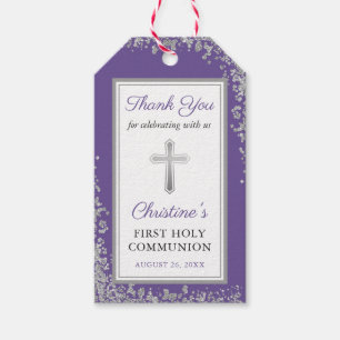 Silver Lavender Lila Erste Heilige Kommune Geschenkanhänger