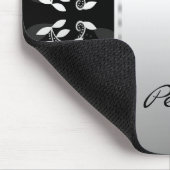 Silver Leaf Border Mousepad (Ecke)