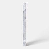 Silver Leaf Elegant Pattern Samsung Galaxy Hülle (Linke Seite)