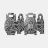 Silver Leaf Motif Gable Geschenkschachtel (Ungefaltet)