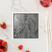 Silver Leaf Motif Serviette (Beispiel)