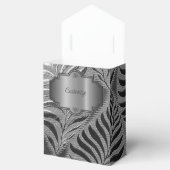 Silver Leaf Motif Zent Geschenkschachtel (Geöffnet)