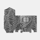 Silver Leaf Motif Zent Geschenkschachtel (Ungefaltet)