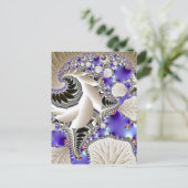 Silver Leaf Postcard Postkarte (Stehend Vorderseite)