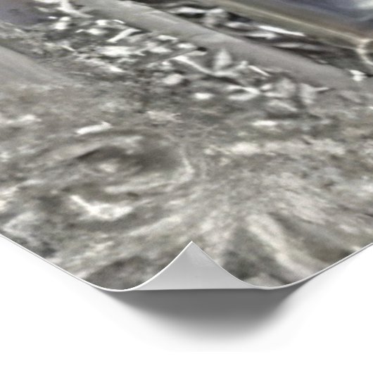 Silver Legacy George Washington im Mona Lisa Style Poster (Ecke)