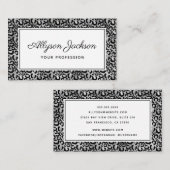Silver Leopard Business Card Visitenkarte (Vorne/Hinten)
