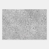 Silver Leopard Gray Meow Kitty Cat Geschenkpapier Set (Vorderseite 2)
