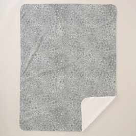 Silver Leopard Gray Meow Kitty Cat Sherpadecke