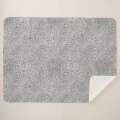 Silver Leopard Gray Meow Kitty Cat Sherpadecke (Vorderseite (Horizontal))