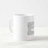 Silver Letter E Kaffeetasse (Vorderseite Links)