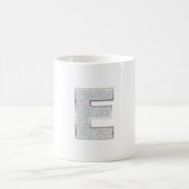 Silver Letter E Kaffeetasse (Mittel)