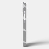 Silver Letter T Case-Mate iPhone Hülle (Rückseite / Links)