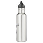 Silver Letter T Edelstahlflasche (Rechts)