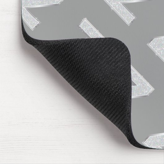 Silver Letter Z Mousepad (Ecke)