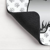 Silver Lhasa Apso Niedlich Cartoon Dog Illustratio Mousepad (Ecke)