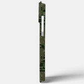 Silver Libra Zodiac Green Camouflage Case-Mate iPhone Hülle (Rückseite / Links)