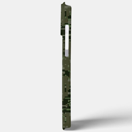 Silver Libra Zodiac Green Camouflage Case-Mate iPhone Hülle (Rückseite / Links)