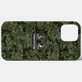 Silver Libra Zodiac Green Camouflage Case-Mate iPhone Hülle (Rückseite (Horizontal))