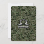 Silver Libra Zodiac Green Digital Camouflage (Vorderseite)